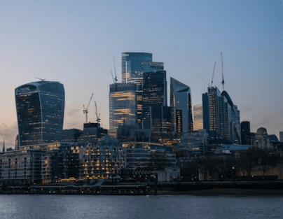A view of London across the Thames